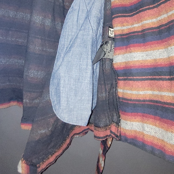 Obey Propaganda Striped Hooded Jacket Tie Waist S - Picture 6 of 8